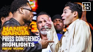 Devin Haney vs Ryan Garcia  New York Press Tour Highlights [upl. by Emmalyn]