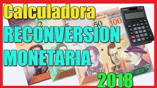 CALCULADORA para la CONVERSIÓN de BOLÍVARES FUERTES a BOLÍVARES SOBERANOS ⚠ 🇻🇪 [upl. by Dona140]