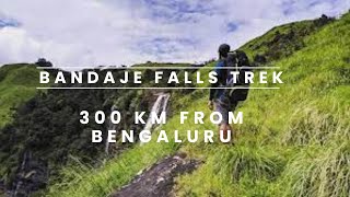 Bandaje Falls Trek  Most Beautiful Trek  Near Dharmasthala  Western ghats of Karnataka [upl. by Adlitam]