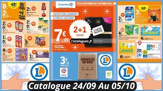 Nouveau Catalogue Leclerc De La Semaine Prochaine Du 2409 Au 051024 Les Bon Plans Leclerc France [upl. by Manson70]