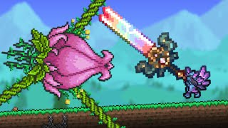 Plantera  Terraria Calamity Melee Death Mode 23 [upl. by Edithe]