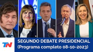 SEGUNDO DEBATE DE LOS CANDIDATOS A PRESIDENTE 2023 [upl. by Llieno]