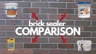 Brick SealerWaterproofer Comparison [upl. by Atteuqihc]