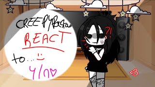 Creepypastas react to yn as gacha tiktoks 💗  Gacha  first vid🎶🎶12 [upl. by Lubeck]