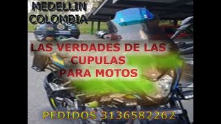 LA VERDAD DE LAS CÚPULAS PARA MOTOS CORTADA EN CNC WMARTINEZCNC [upl. by Enelra]