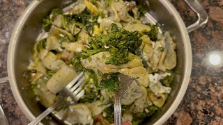 Italian Broccoli Rabe Rapini  Artichokes Traditional Dish [upl. by Edmon]