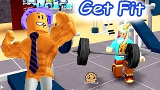 Lets Get Fit Roblox Weight Lifting Simulator 2 GYM  Cookie Swirl C Game Video [upl. by Kaitlin928]