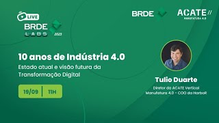 1ª Live programa BRDE Labs 2023 Indústria 40 [upl. by Suiravad]