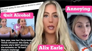 Alix Earle ADDRESSES Her DRINKINGquit alcohol [upl. by Mussman935]