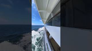 Balcony Views on Fred Olsen Cruise Ship Bolette shorts [upl. by Ardnohs]