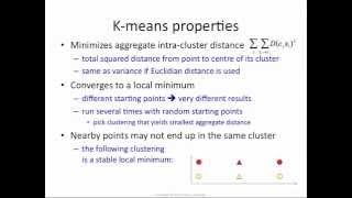 Clustering 5 Kmeans objective and convergence [upl. by Olocin587]