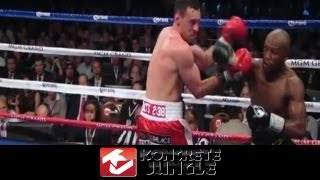 Floyd Mayweather vs Robert Guerrero vintage Mayweather 12 round UD S2D [upl. by Kcirdef]