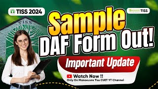 TISS 2024 Sample DAF Form Out Question Asked In DAF  How To Fill DAF Form Latest Update [upl. by Keely846]