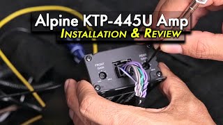 Alpine KTP445U Installation and Review in a 2017 WRX amp Under Seat Amp Relocation [upl. by Rubin]