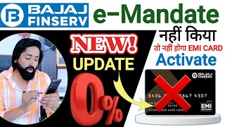 Bajaj EMi card apply  bajaj Personal Loan  eMandate Registration bajaj finserv [upl. by Bittencourt932]