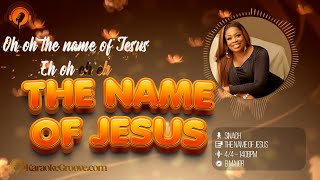 Sinach – The Name of Jesus Karaoke Instrumental  Lyrics With Backing Vocals [upl. by Jacobs21]