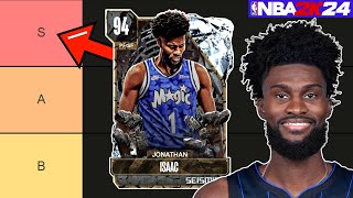 BEST DIAMONDS TIER LIST NBA 2K24 MyTEAM [upl. by Attelrahs]