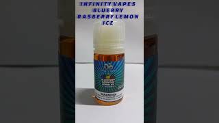 INFINITY VAPE SALT LIQUID BLUEBERRY RASPBERRY LEMON ICE 30ML 35MG [upl. by Keane]