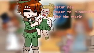 🧚‍♀️Peter pan react to tinkerbell like the Marin 🧚‍♀️ [upl. by Namien]