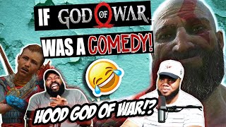 INTHECLUTCH REACTS TO itsreal85thegoat IF GOD OF WAR WAS A COMEDY [upl. by Georgina648]