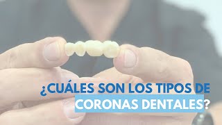 Tipos de Coronas Dentales Diferencias entre Metal Porcelana y Zirconio [upl. by Anehsak685]