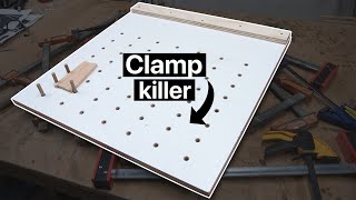 Throw away your woodworking clamps and make this instead  DIY clamping panel [upl. by Currier]