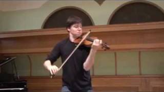 Joshua Bell plays Vieuxtemps Guarneri violin [upl. by Ralat485]