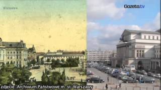 Warszawa dzisiaj i przed wojną Zobacz te same miejsca [upl. by Eidaj]