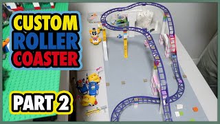 Building a Custom LEGO Roller Coaster Part 2 video [upl. by Polik]