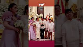 Angeline Quinto and Nonrev Daquina finally exchanged vows  PEP shorts [upl. by Nalon78]