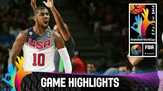 USA v Serbia  Game Highlights  Final  2014 FIBA Basketball World Cup [upl. by Nairdad455]