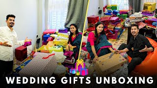 বিয়াৰ Gifts বোৰ 😍🎁 Unboxing our Wedding Gifts with Family [upl. by Nirual]