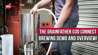 The GrainFather AllinOne Brewing System with Bluetooth Connect  MoreBeer [upl. by Nerissa495]