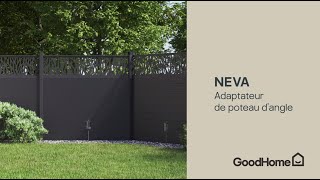 Comment installer un adaptateur de poteau d’angle Neva Castorama [upl. by Nodnnarb]