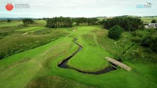 Panmure Golf Club  Hole  12  Flyover [upl. by Eirtemed]