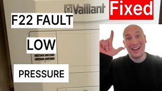 How to pressurise a Vaillant Ecofit Boiler F22 FAULT [upl. by Ellenuahs912]