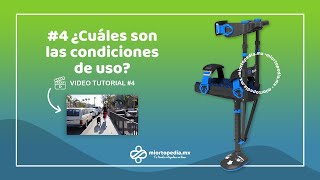 Muleta Manos Libres IWalk 30  Condiciones para su uso [upl. by Ynattib]