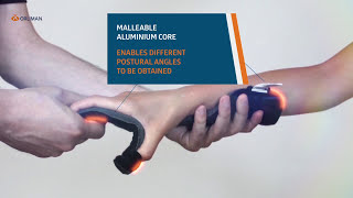 Malleable aluminium hand brace by Orliman [upl. by Hynes]