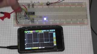 4093 LED Blinker astabile Kippstufe PWM Erklärung und Aufbau 2 Tutorial [upl. by Aicirtam941]