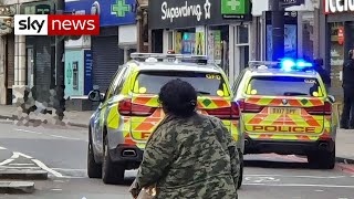 Police fatally shoot terror suspect in south London [upl. by Debbie]