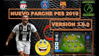 NEW PATCH PES 2019 MOBILE VERSION 300 TODO LICENCIADO [upl. by Nosylla]