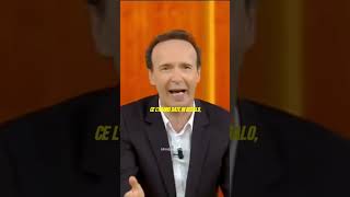 Benigni quotCercate la felicità ogni giornoquot [upl. by Celestine356]