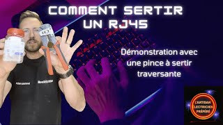 Comment câbler un RJ45 à sertir [upl. by Ydnes]