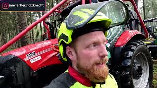 Kettenfeilen im Wald I Schnittschutzhose I Husqvarna 560 XPG Mark 2 I Harvester [upl. by Ehtylb]