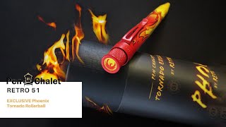 Retro 51 Exclusive Phoenix Tornado Rollerball Pen Unboxing [upl. by Victor779]