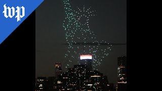 Drones replace fireworks in Fourth of July celebrations [upl. by Ellenrahs]