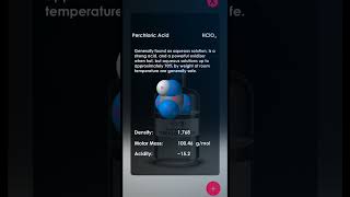 Perchloric acid  Perchloric acid  Perchloric acid formula  Chemistry short video [upl. by Naashom]