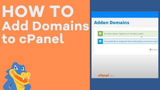 How To Create an Addon Domain  HostGator cPanel [upl. by Aiekan38]