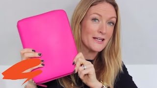 Whats in my handbag September 2014 Editors Vlog  Get The Gloss [upl. by Aicenaj]