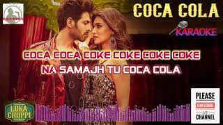 COCA COLA luka chuppi Karaoke HQ with Scrolling Lyrics [upl. by Guria]